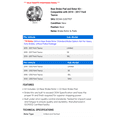 thumbnail image 2 of Rear Brake Pad and Rotor Kit - Compatible with 2010 - 2017 Ford Taurus 2011 2012 2013 2014 2015 2016, 2 of 2