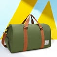 thumbnail image 1 of Fiudx Bolsa de Lona para Gimnasio, Gran Capacidad con Compartimento para Zapatos, Nailon Impermeable, Ligera y Duradera, Ideal para Deportes, Viajes y Escapadas de Fin de Semana, Tamaño 48 X 26 X 30, 1 of 6
