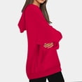 thumbnail image 7 of Qetyuw Oversized Hoodies for Women Long Sleeve Sweatshirt with Pocket Solid Color Drawstring Pullover Fall Loose Fit Clothes, 7 of 7