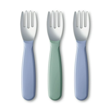 NUK First Choice Kiddy Cutlery Forks, 3 Pack