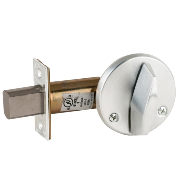 Schlage B680 625 Grade 1 Door Bolt Turn Unit Inside x No Outside Trim 2-3/4 Backset Bright Chrome Finish