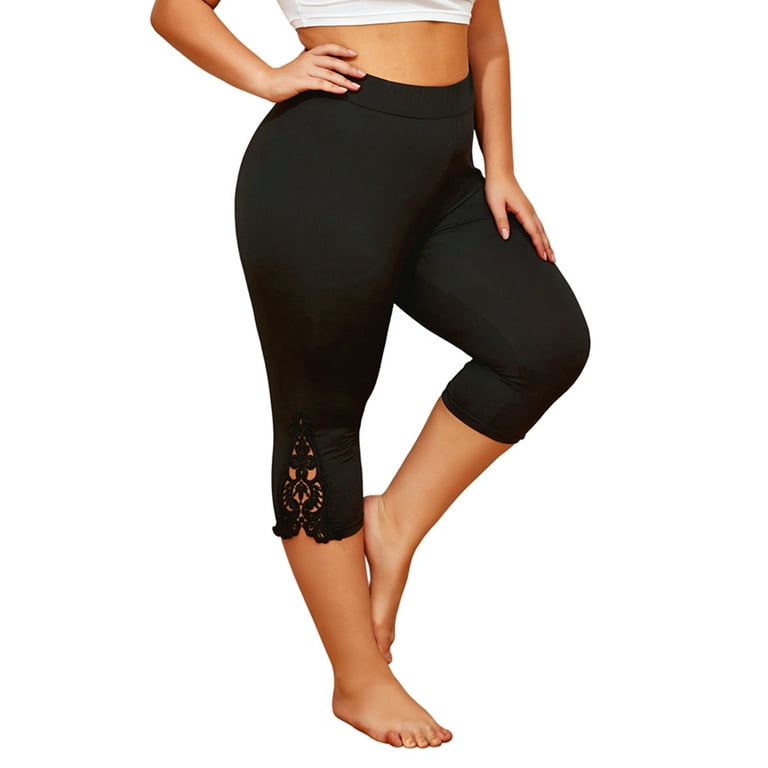 Extra Stretch High Rise Cropped Leggings Pants