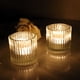thumbnail image 5 of Juego de 6 portavelas Votive VOHO de cristal transparente, 5 of 9