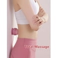 thumbnail image 2 of Fascia Ball Suction Cup Solid Silicone Sole Massage Hedgehog Peanut Ball Yoga Relaxation Shoulde  Back and Waist Massager (Pink), 2 of 7