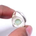 thumbnail image 2 of Prehnite Gemstone 925 Silver Plated Handmade Solitaire Ring s.9 R7708-49 A315, Valentine's Day Gift, Birthday Gift, Beautiful Jewelry For Woman, 2 of 2