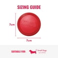 thumbnail image 2 of Goodie Bone & Flyer - Dog Toys To Enrich Playtime - Dog Bone & Soft Throwing Disc Support Mental Engagement - Rubber Bone For Treats - Rubber Flying Disc With Dynamic Rebound - For Small Do, 2 of 3