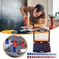 thumbnail image 1 of 44-Piece Alloy Nut Set with Standard and Metric Gauges in Durable Toolbox, 1 of 7