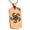 Rose, variant on Stainless Steel Greek Mythology Hydra Engraved Dog Tag Pendant Necklace