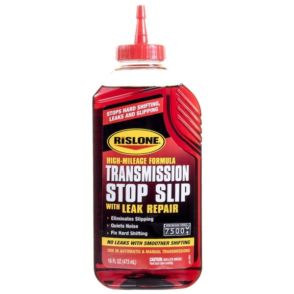 Rislone High Mileage Transmission Stop Slip with Leak Repair, Automotive Additives, 16.9 oz