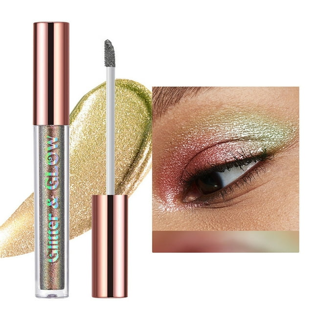 BKER Pearlescent Shiny Liquid Eye Shadow Ten Color Single Package Color Changing Longan Shadow 2.5ml