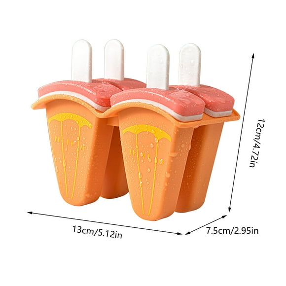 Watermelon Ice Popsicle Moulds With Handles Reusable Easy To Demould Drip-Proof Homemade Popsicle Ice Cream DIY Good Fruit Popsicle