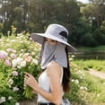 thumbnail image 4 of Tong Chapeau de Soleil Détachable pour le Visage Chapeau de Soleil pour le Cou Chapeau d'Extérieur Léger et Respirant Chapeau de Soleil Convenant à la Randonnée, 4 of 6