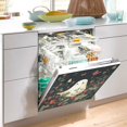 thumbnail image 2 of Yayeee Magnetic Dishwasher Cover for The Front Decoration Home Kitchen Machine Sticker Protector, Happy Ghost, 2 of 6