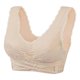 thumbnail image 3 of Conjunto de lencería Sujetador con corsé cómodo para mujer, informal, con cuello en V, color sólido sin anillo de acero, atuendo diario Cgtredaw Caqui T XL para Mujer, 3 of 8