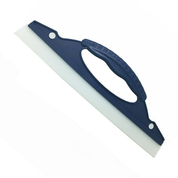 Raspador de coche multifuncional con forma de arco | Mango ergonómico de TPR | Limpiaparabrisas de plástico ABS duradero | Escobilla de goma suave para parabrisas, techo, capó, maletero |