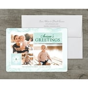 Frosty Season - Deluxe 5x7 Personalized Holiday Holiday Card