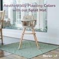 thumbnail image 5 of WeeSprout Baby Splat Mat for Kids, Large 51” x 51” Floor Playmat with Durable, Waterproof Surface and Non-Slip Bottom for Infants to Toddlers Under highchair, Arts and Crafts, picnics and Play, 5 of 5
