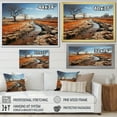 thumbnail image 4 of Designart "horizon Australia Outback Spectrum III" Landscapes Floater Framed Wall Art Print, 4 of 7