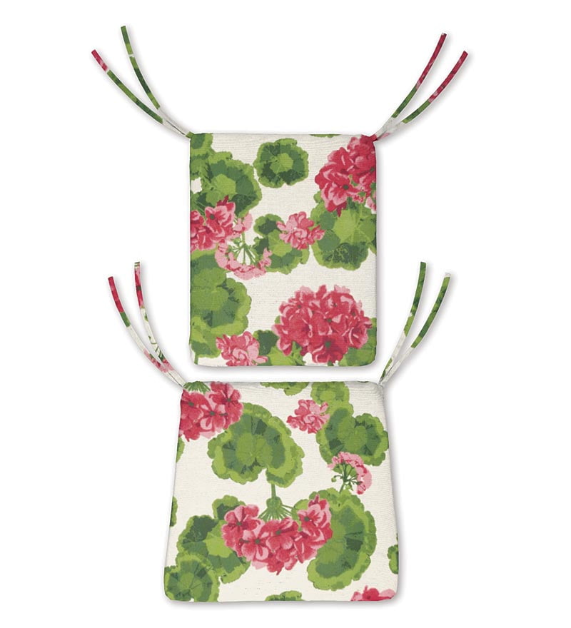 WeatherResistant Outdoor Rocker Chair Cushion with Ties