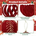 thumbnail image 3 of 12PCS 3.15" Velvet Balls for Christmas Tree Ornaments Flocked Christmas Tree Ball Ornaments Xmas Tree Hanging Ornaments, 3 of 5
