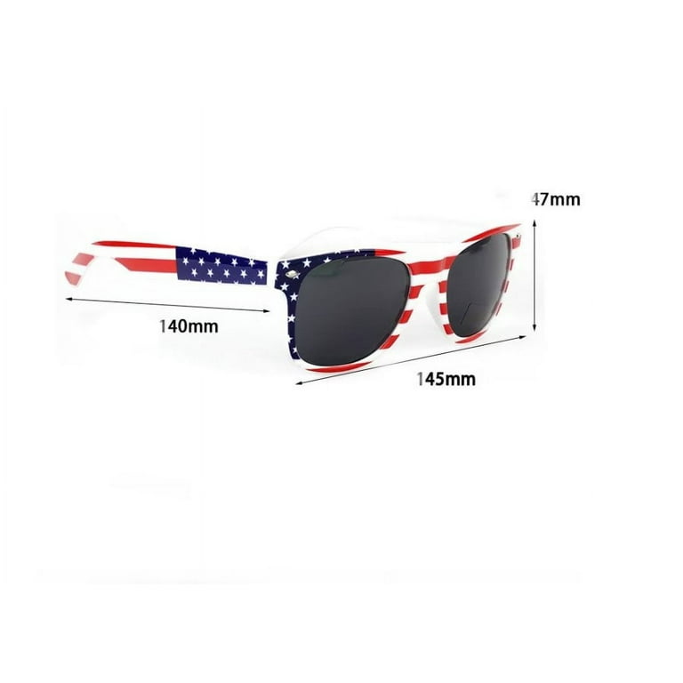 Red white and store blue sunglasses bulk