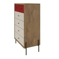 thumbnail image 6 of Joy 48.43" Tall Dresser with 6 Full Extension Drawers in Blue and Off White, 6 of 11