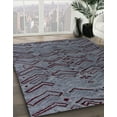 thumbnail image 2 of Ahgly Company Indoor Square Abstract Slate Blue Grey Abstract Area Rugs, 5' Square, 2 of 6
