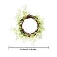 thumbnail image 2 of Guirnalda de flores artificiales Simulación Decoración floral Guirnalda Tela de plástico Guirnalda de flores falsas, Frijol rojo Vogacara HA7398-02B, 2 of 6