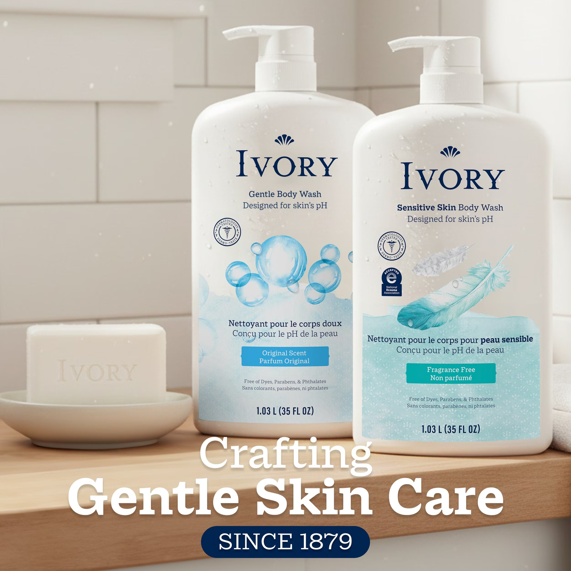 Ivory Body Wash Mild Gentle Lavender, 35 fl oz photo 7