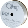 thumbnail image 5 of Offray Ribbon, Antique White 7/8 inch Single Face Satin Polyester Ribbon for Sewing, Crafts, and Gifting, 18 feet, 1 Each, 5 of 10