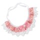 thumbnail image 1 of Pet Collar Cats Lace Collar Adjustable for Pet Use Pink Polyester Material, 1 of 5
