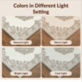 thumbnail image 7 of Design&I 8'x10' Washable Area Rug Beige Latte Boho Taupe Ivory Delicate Scrolling Balanced Farmhouse for Living Room, Family Extra Large Skid-Resistant Low Profile, 7 of 7