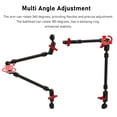 thumbnail image 3 of Ball Head Extension Arm, Aluminum Alloy 360 Degree Rotatable Articulating Arm 22 Inch  For Phone, 3 of 7