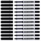 thumbnail image 3 of Liquid Ink Rollerball Pens, 12 Pack 0.5mm Stick Ballpoint Black Gel Pens for Adult Writing Note Taking School & Office Supplies, 3 of 5