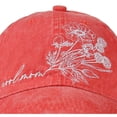 thumbnail image 2 of Lichfamy Cool Mom Hat, Fun Mama Hat, Flower Hats for Women, Distressed Mom Hat Baseball Caps (Orange Red), 2 of 6