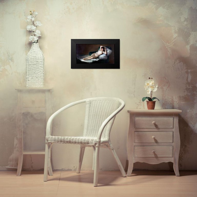 Goya, Francisco 14x9 Black Modern Framed Museum Art Print