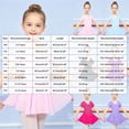 thumbnail image 4 of Leey-World Ballet Leotards For Girls Dance Leotard With Skirt Toddler Ballet Outfit Bow Back(13-14 Years,Light Blue), 4 of 7