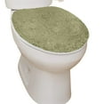 thumbnail image 4 of HOME WEAVERS Waterford Collection Cotton Toilet Lid Cover, 18" x 18", Green, 4 of 9