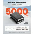 thumbnail image 4 of VEVOR Heated Socks, 5000mAh Battery Powered, Rechargeable Heating Socks with 4 Heating Levels, Electric Heated Sock with APP Control, 4 of 9