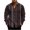 Black, variant on TOUMENY Men's Casual Button Down Shirts Long Sleeve Striped Print Slim Fit Shirt Fashion Dressy Party Vacation Tops Black L
