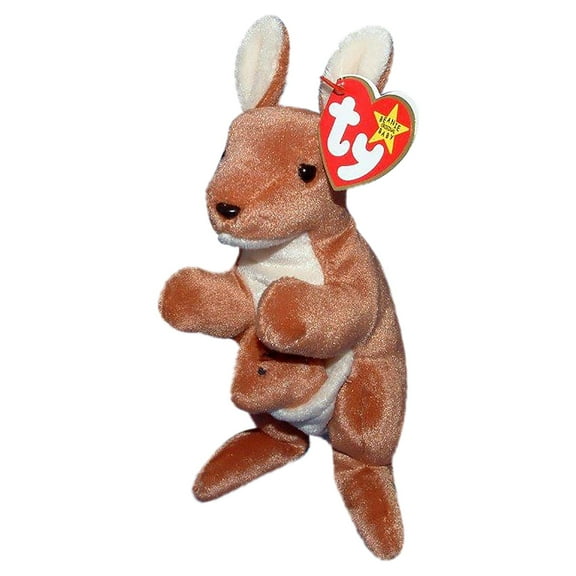 Ty Beanie Baby: Pouch the Kangaroo | Stuffed Animal | MWMT