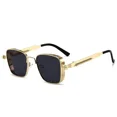 thumbnail image 1 of Typpkmm New Sunglasses Men Driving Sunglasses Retro Spring Leg Driving Outdoor Sports Metal Rectangular Decorative Glasses Women Uv400, 1 of 7