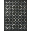 thumbnail image 2 of Nourison Caribbean Indoor/Outdoor Charcoal 9'3" x 12'9" Area Rug, (9x13), 2 of 7