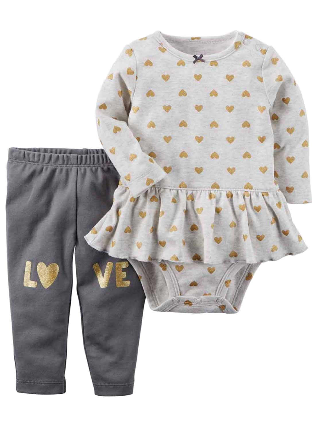 golden legging for baby girl