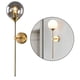 thumbnail image 1 of Lámparas de Pared Industriales Linternas de Pared para Interiores con Pantalla de Lámpara de Pared Decoración Básica E14 para Dormi gris humo Colco luz de tocador, 1 of 6