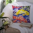thumbnail image 3 of Carolines Treasures 6116PW1414 Fish - Koi in the pond Decorative   Canvas Fabric Pillow 14Hx14W multicolor, 3 of 4