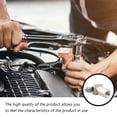 thumbnail image 4 of Langgg Sensor Oxygen Angled 45-Degree Extender Connector Universal Bung Catalytic Cars Silver Replacement Light Durable, 4 of 8