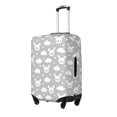 thumbnail image 2 of Balery Luggage Cover Rabbit And Cloud Print Suitcase Covers for Luggage Elastic Washable Suitcase Protector Fits 18-32 Inch Luggage-, 2 of 9