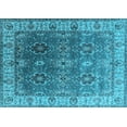 thumbnail image 1 of Ahgly Company Indoor Rectangle Oriental Light Blue Industrial Area Rugs, 8' x 10', 1 of 4