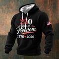 thumbnail image 2 of USA 250th Anniversary Hoodies for Men United States 250 Years Of Freedom Hoodie 250Th Anniversary Sweatshirt, 2 of 4